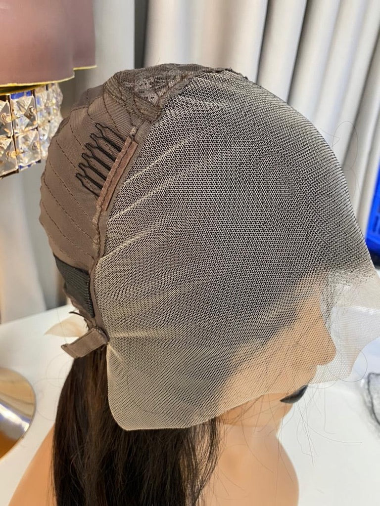13x6 250% Density Full Frontal Transparent Wig Unit