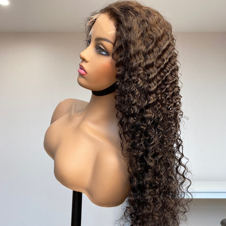 4x4 Closure Transparent Lace Wigs (180% Density)