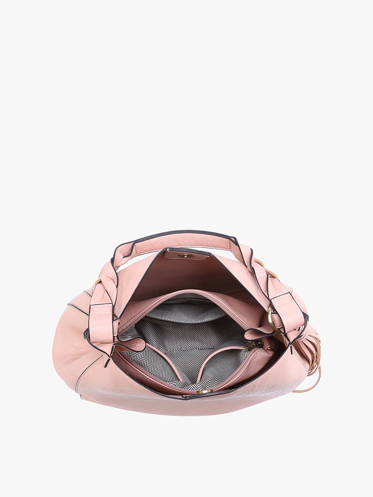 Eloise Large Tassel Hobo w/ Braided Handle